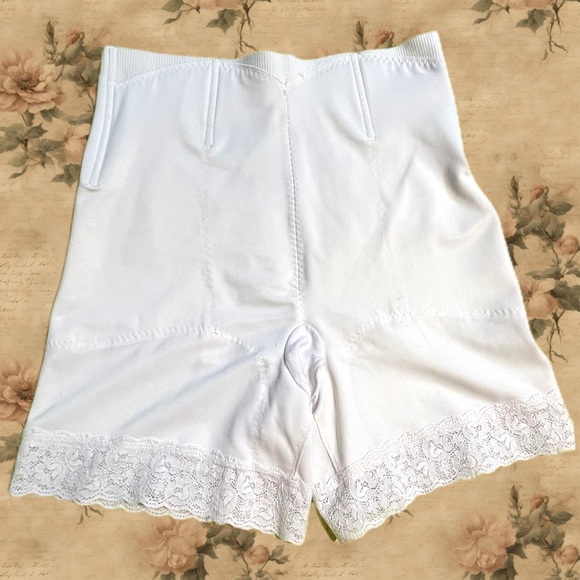 VINTAGE bloomers girdle shapewear lingerie shorts spandex stretchy garter 70s - Picture 9 of 11